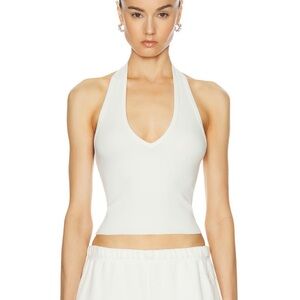 NWOT Eterne halter top in cream